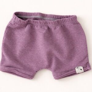 Bear & Roo Heathered Plum Purple Kids Shorts - Small Shop Kids Clothing